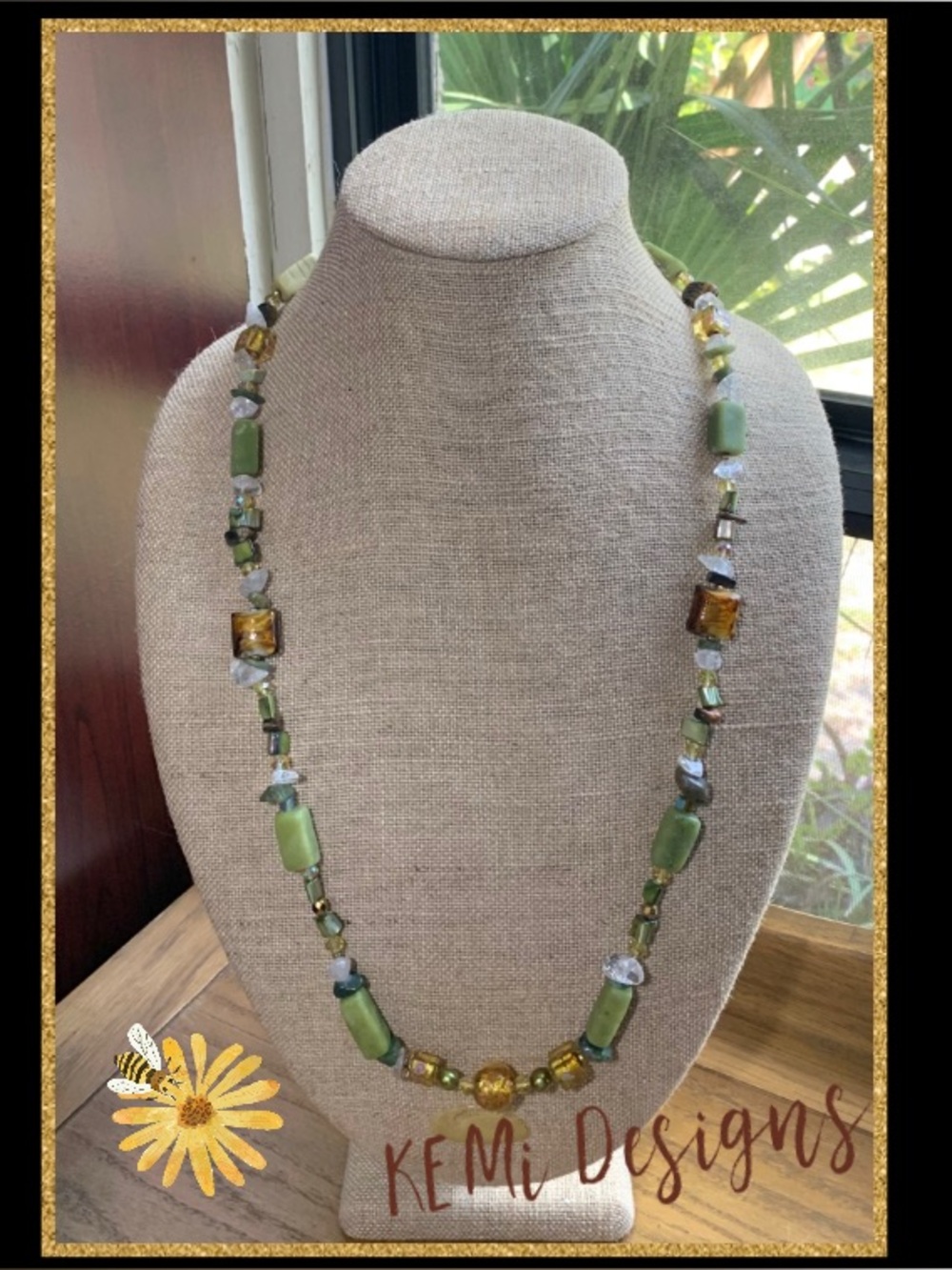 Genuine Gemstone & Crystal Necklace
